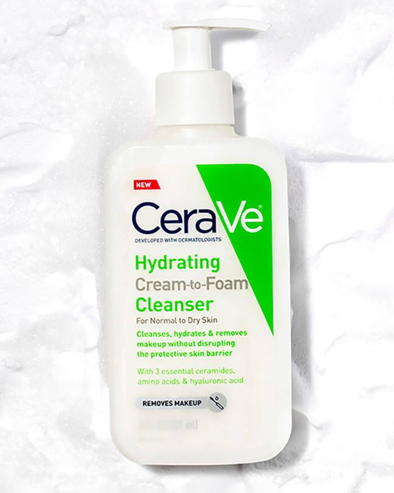 CeraVe Hydrating Cream-to-Foam Cleanser